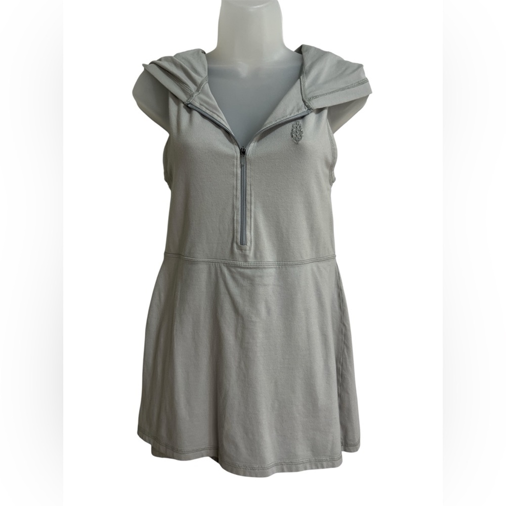 Free People Gray Sleeveless Skort